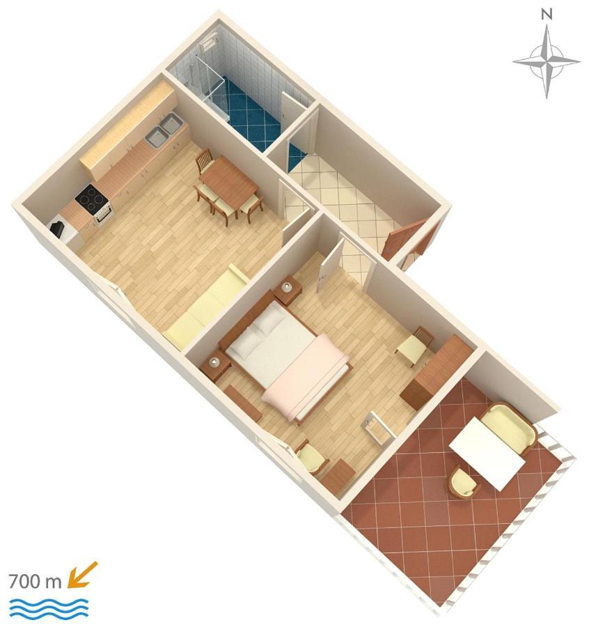 Apartments With A Parking Space Biograd Na Moru, Biograd - 5899 Экстерьер фото